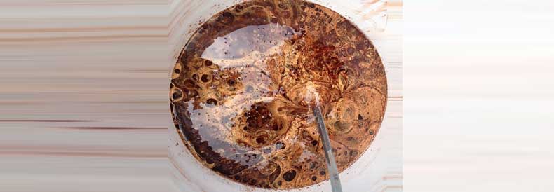 This image shows Mixing The Epoxy paint.