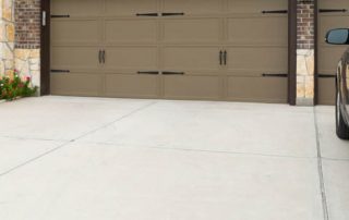 This image shows the driveway of a house.