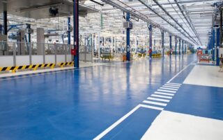 Industrial grade epoxy floor coating